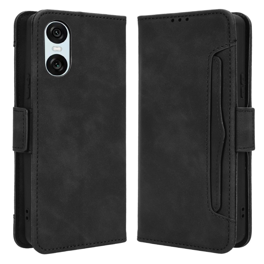 Sony Xperia 10 VI Multi Wallet Case Black