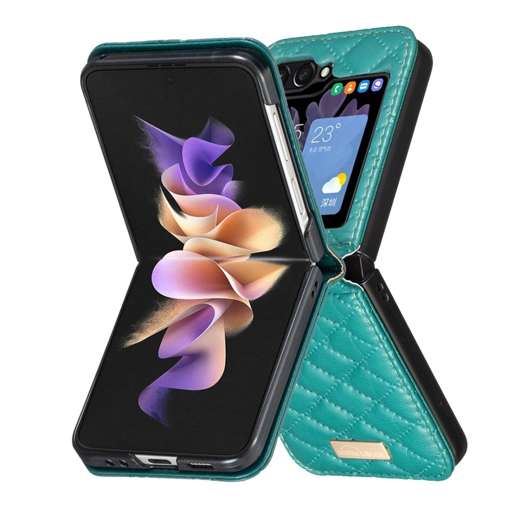 Samsung Galaxy Z Flip 6 Quilted Cover Green