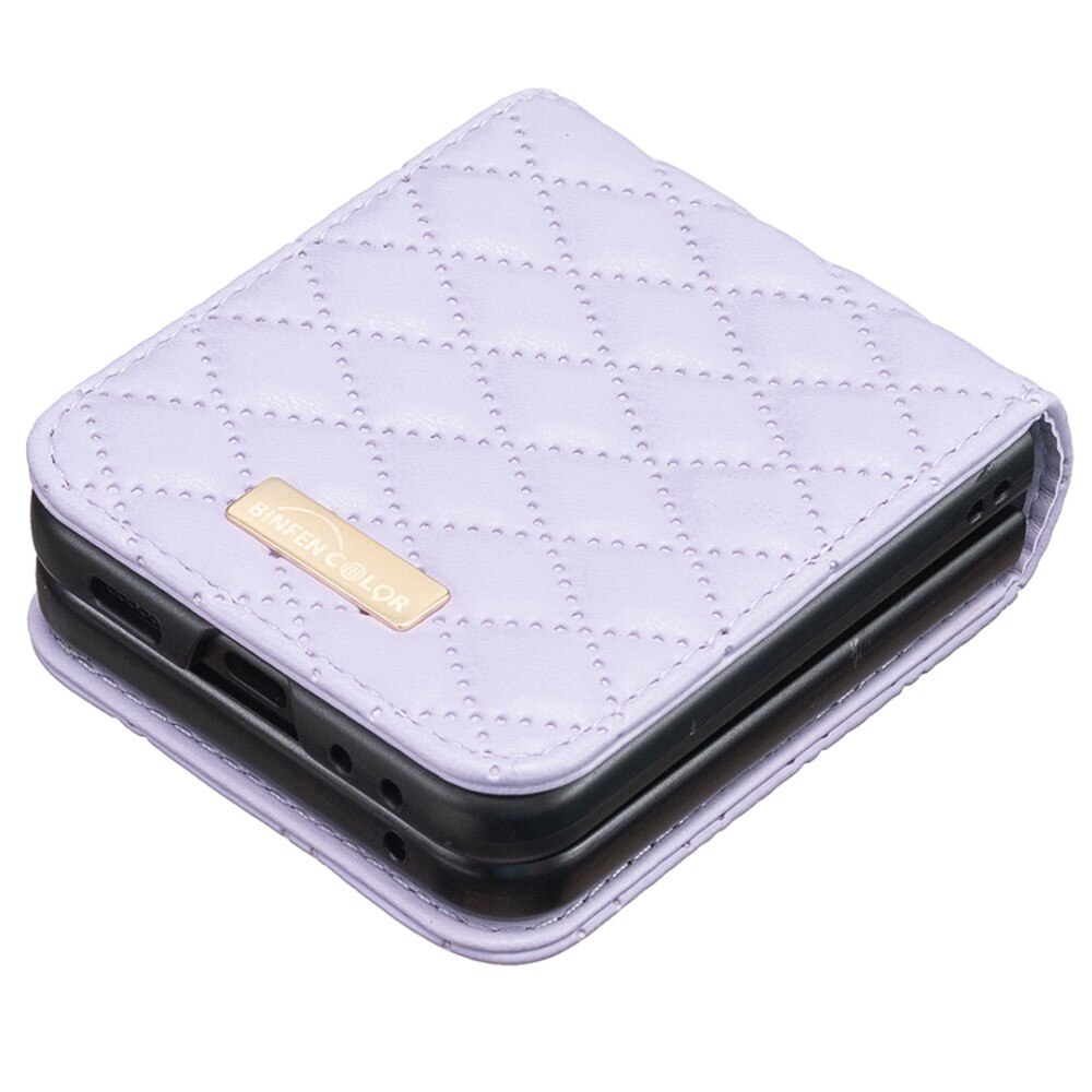 Samsung Galaxy Z Flip 6 Quilted Cover Purple