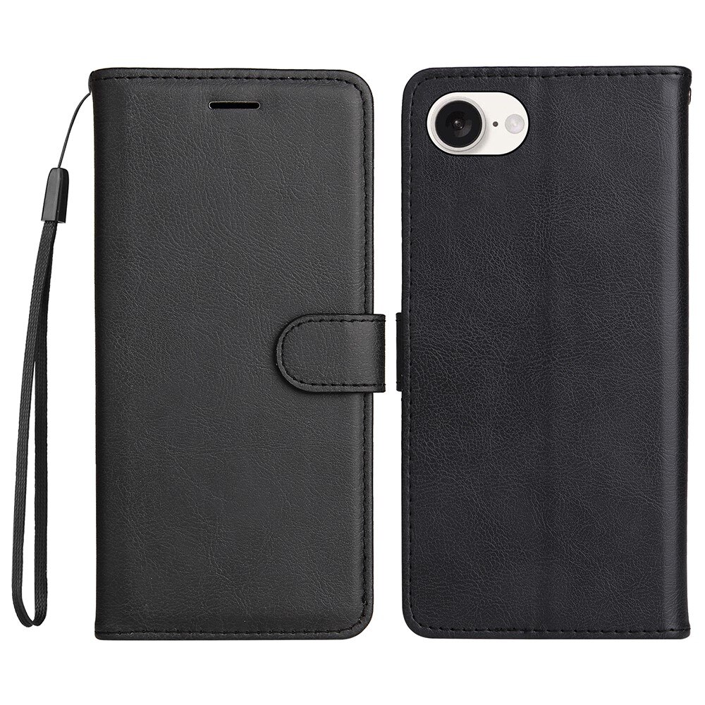 iPhone 16e Wallet Case Black