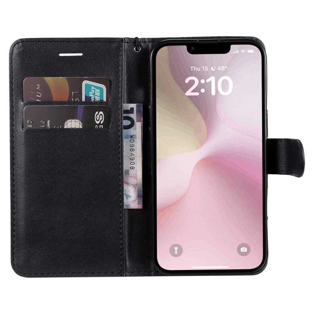 iPhone SE 2025 Wallet Case Black