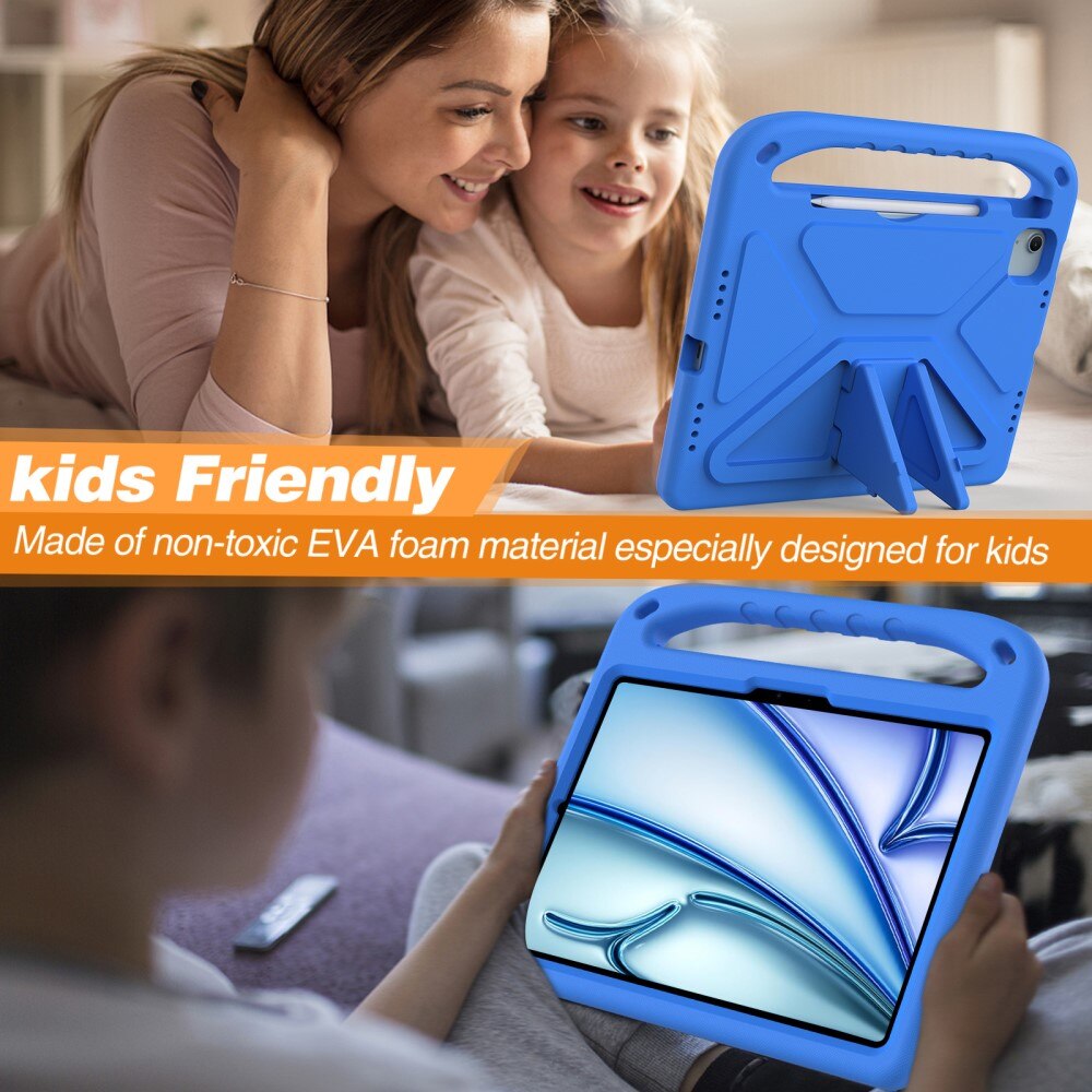 Case Kids with Handle iPad Air 11 6th Gen (2024) Blue