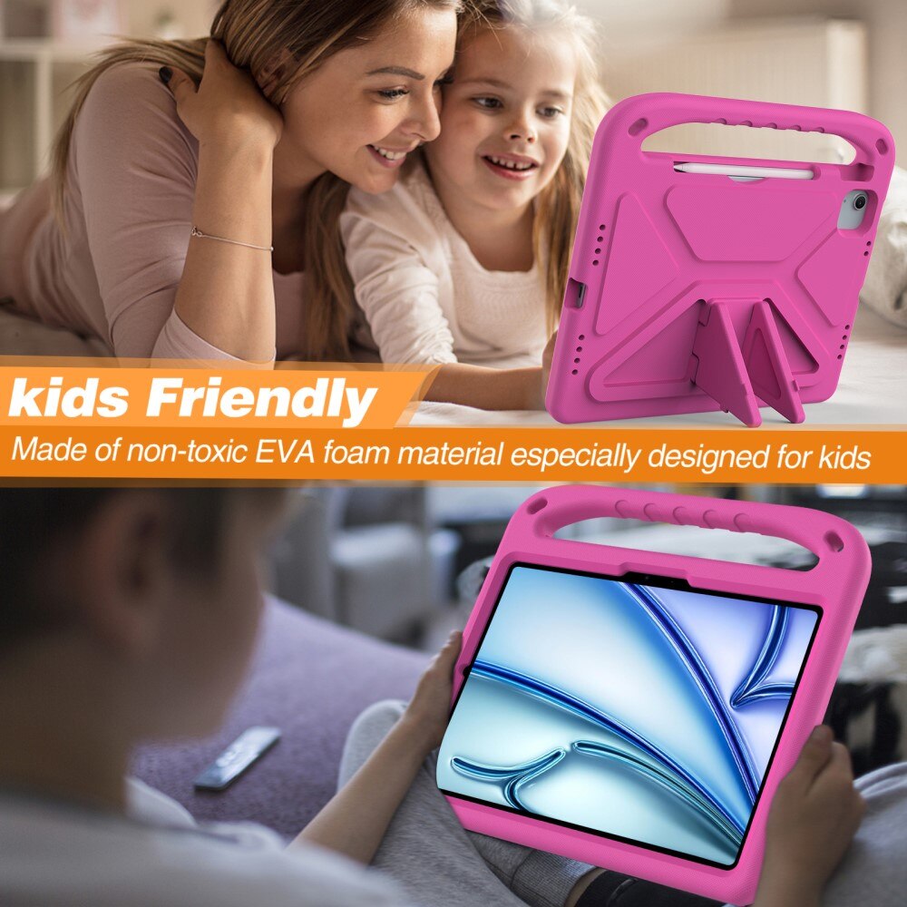 Case Kids with Handle iPad Air 11 6th Gen (2024) Pink