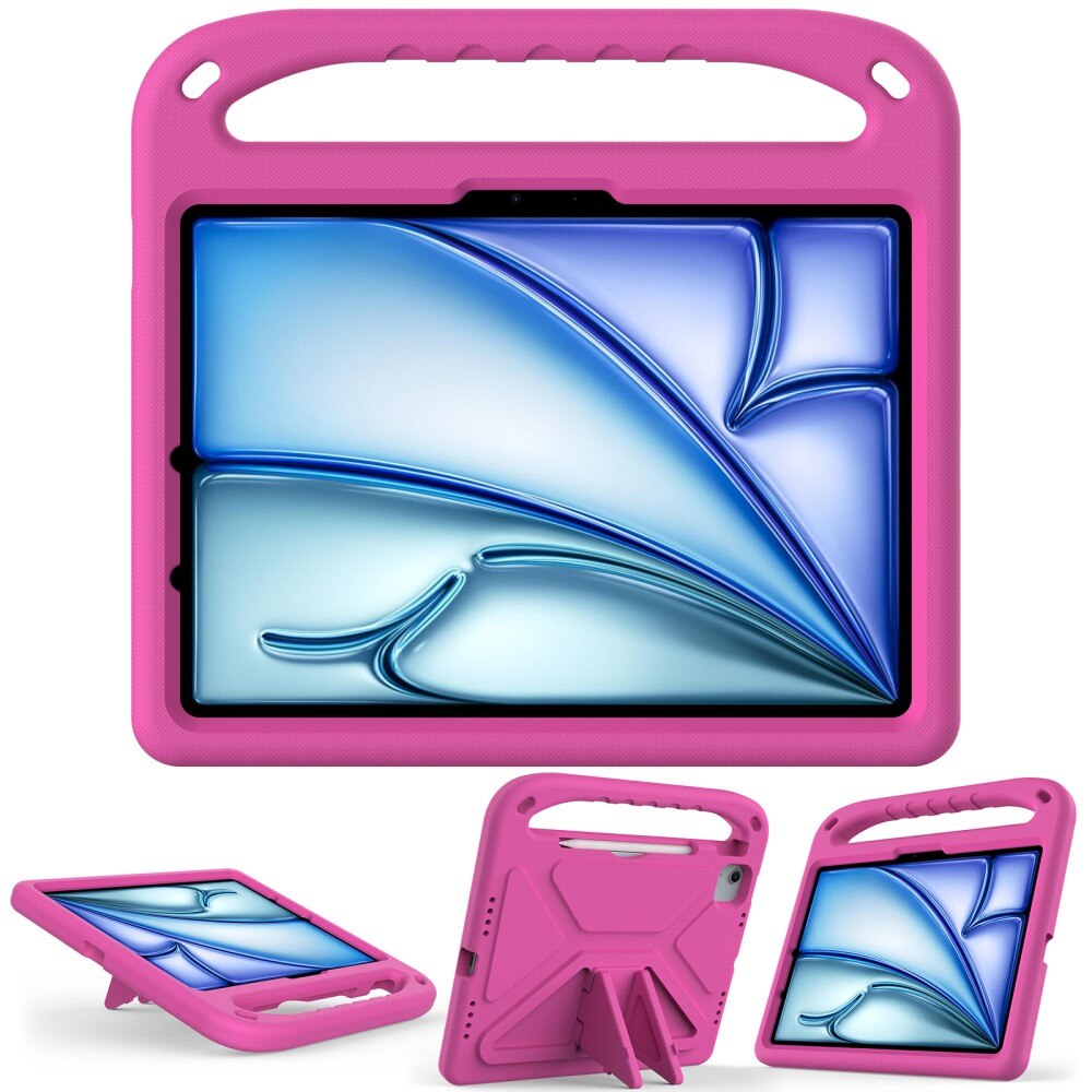 Case Kids with Handle iPad Air 11 6th Gen (2024) Pink