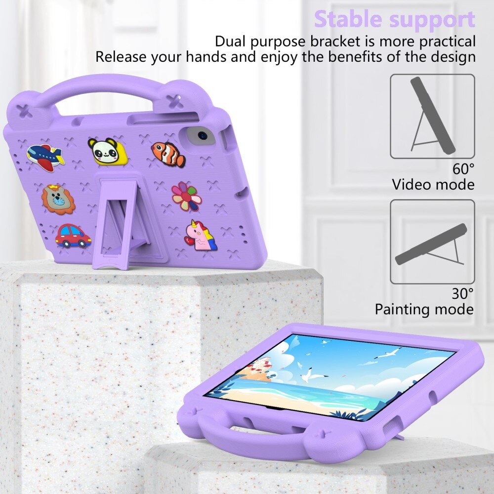 Kickstand Shockproof Case Kids Samsung Galaxy Tab A8 10.5 Purple