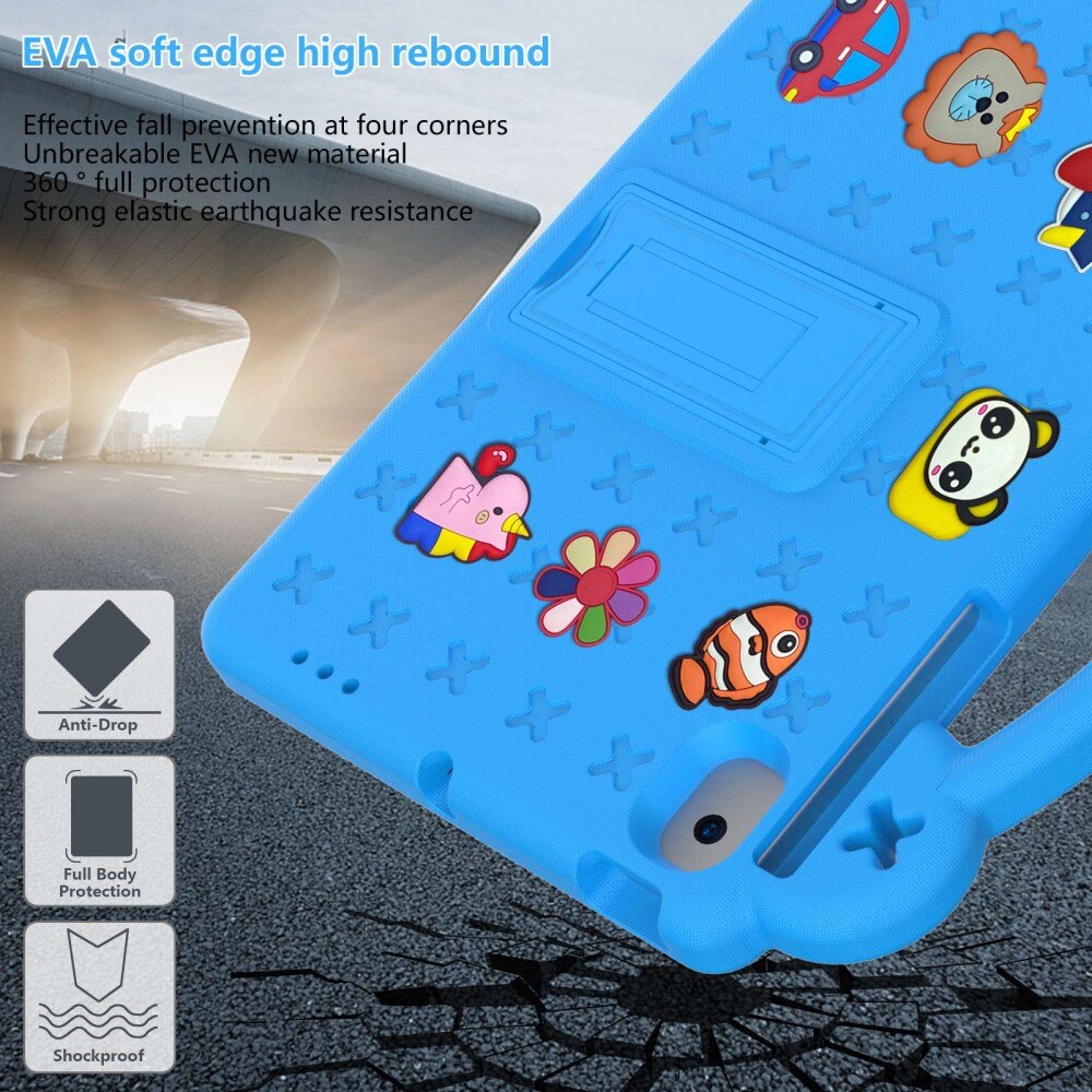 Kickstand Shockproof Case Kids Samsung Galaxy Tab A8 10.5 Blue