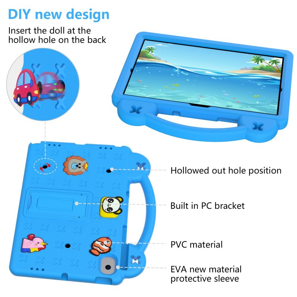 Kickstand Shockproof Case Kids Samsung Galaxy Tab A8 10.5 Blue