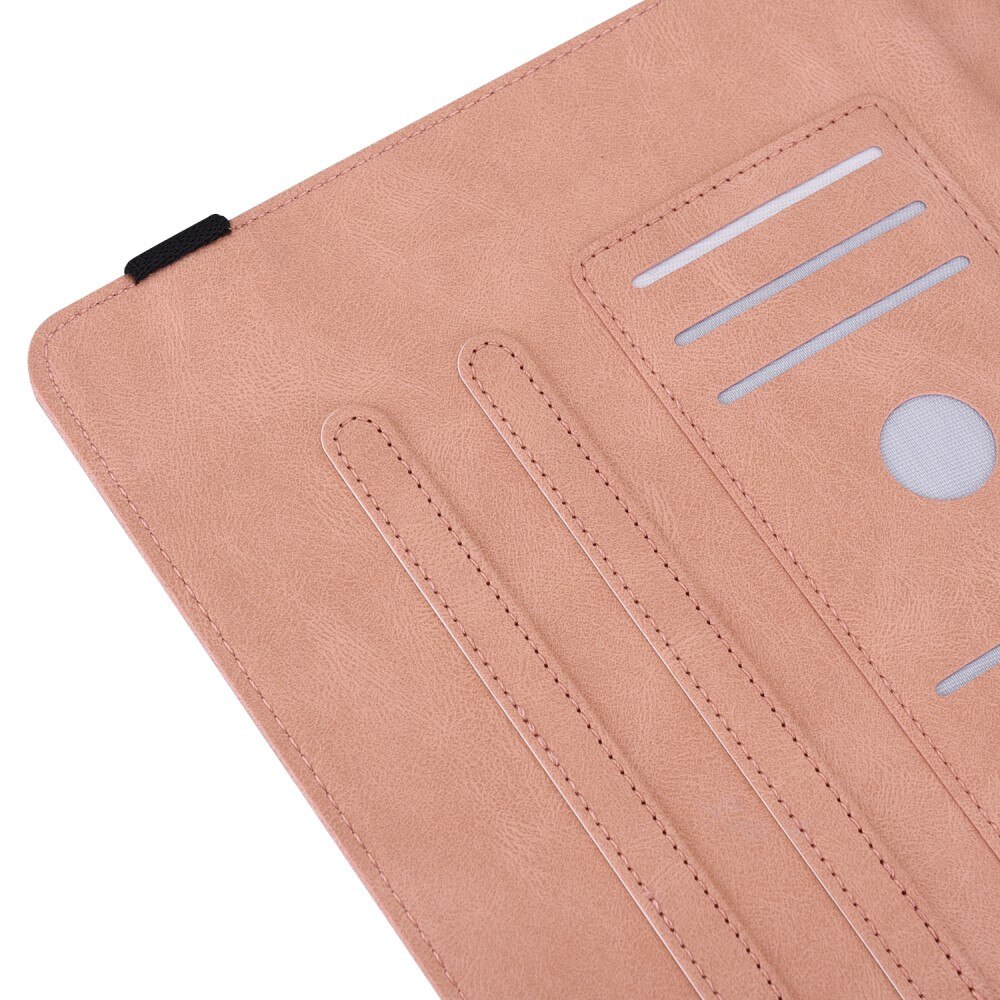 Lenovo Tab M10 5G Leather Cover Butterflies Pink