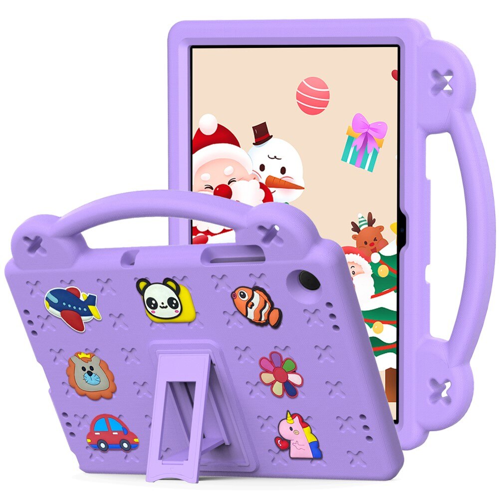 Kickstand Shockproof Case Kids Samsung Galaxy Tab A9 Plus Purple