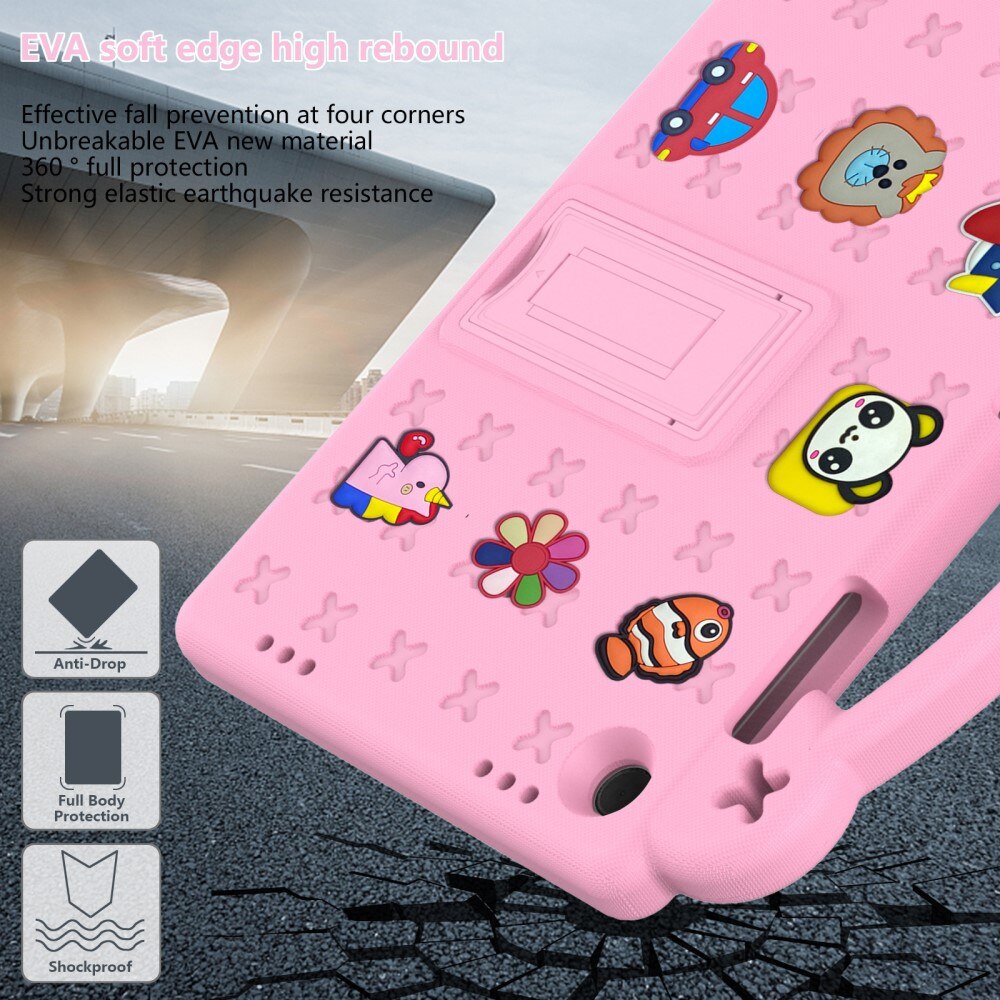 Kickstand Shockproof Case Kids Samsung Galaxy Tab A9 Plus Pink