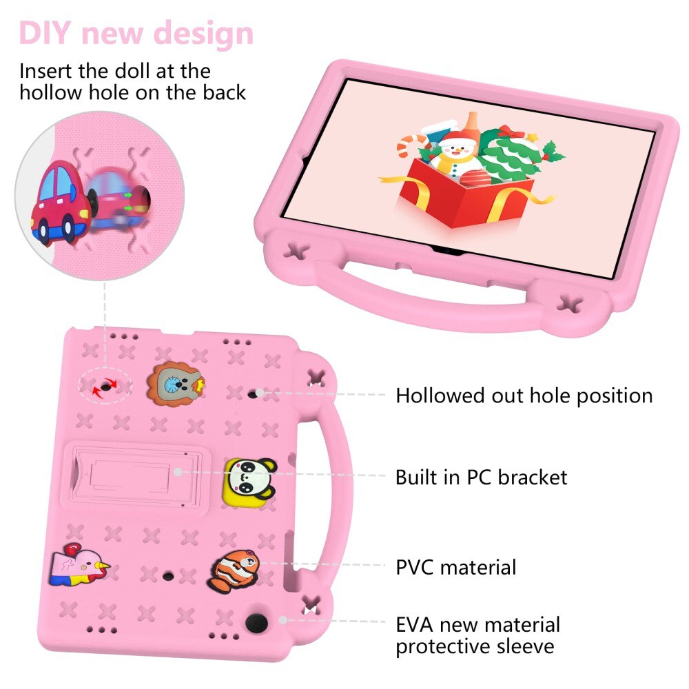 Kickstand Shockproof Case Kids Samsung Galaxy Tab A9 Plus Pink