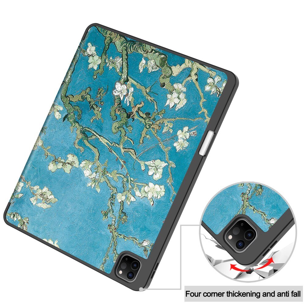 Apple iPad Air 13 2nd Gen (2025) Tri-Fold Cover Cherry blossoms