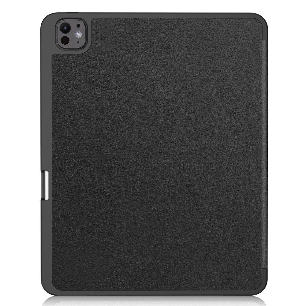 iPad Pro 13 7th Gen (2024) Tri-Fold Cover w. Pen-holder Black