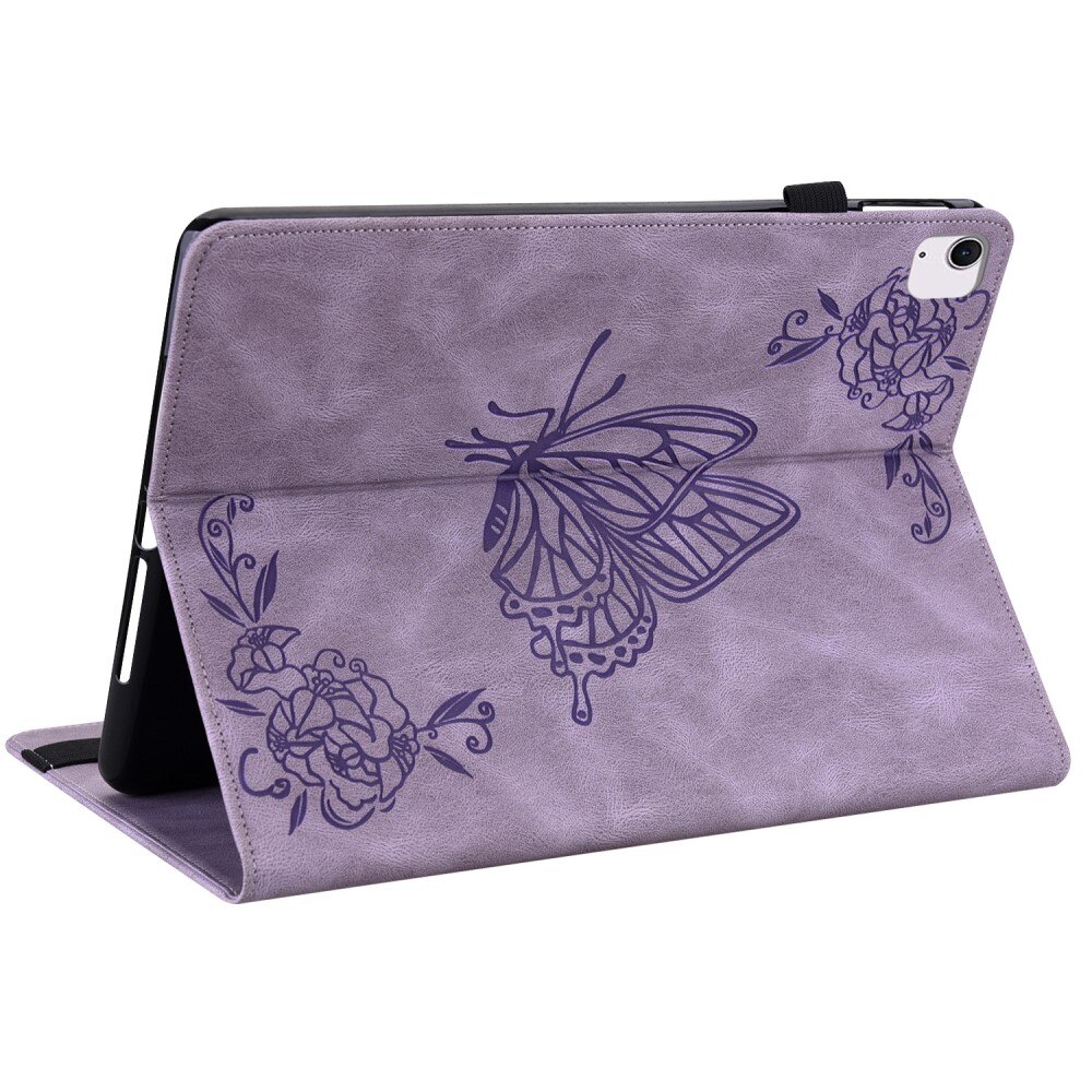 iPad Air 11 6th Gen (2024) Leather Cover Butterflies Purple
