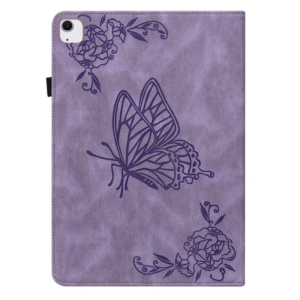 iPad Air 11 6th Gen (2024) Leather Cover Butterflies Purple