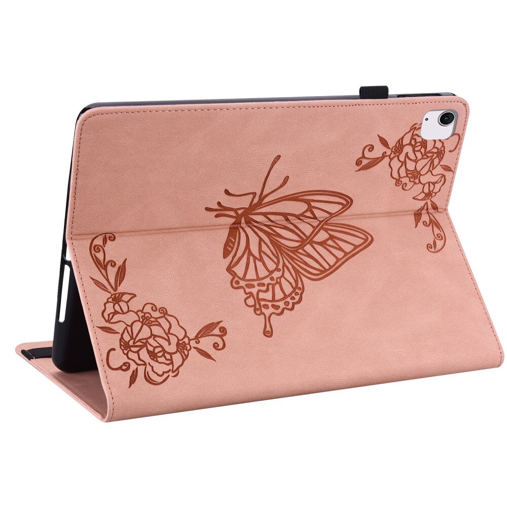 Apple iPad Air 11 7th Gen (2025) Leather Cover Butterflies Pink