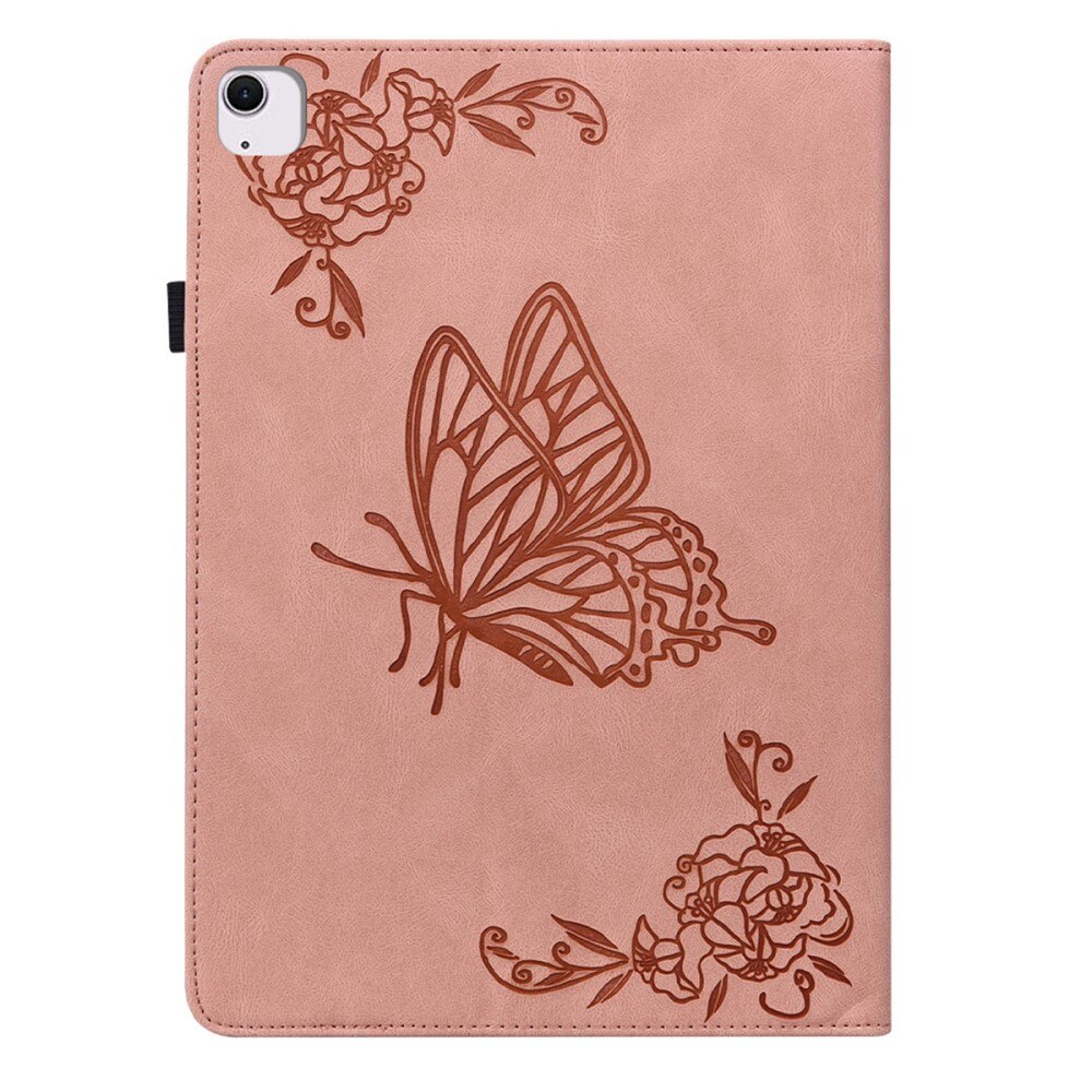 iPad Air 11 6th Gen (2024) Leather Cover Butterflies Pink