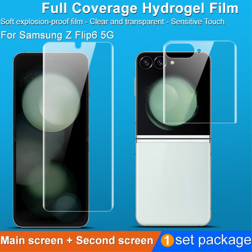 Samsung Galaxy Z Flip 6 Hydrogel Full-Cover Screen Protector