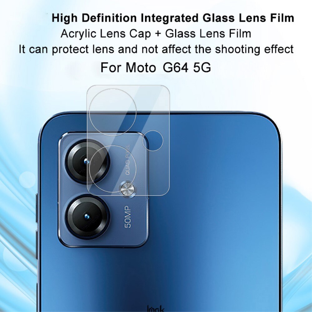 Motorola Moto G64 Tempered Glass 0.2mm Lens Protector Transparent