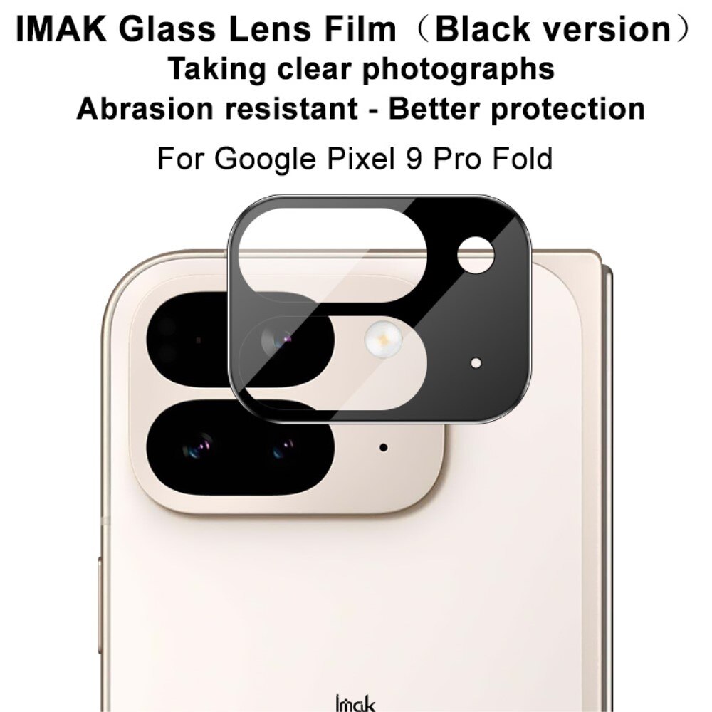 Google Pixel 9 Pro Fold Tempered Glass 0.2mm Lens Protector Black