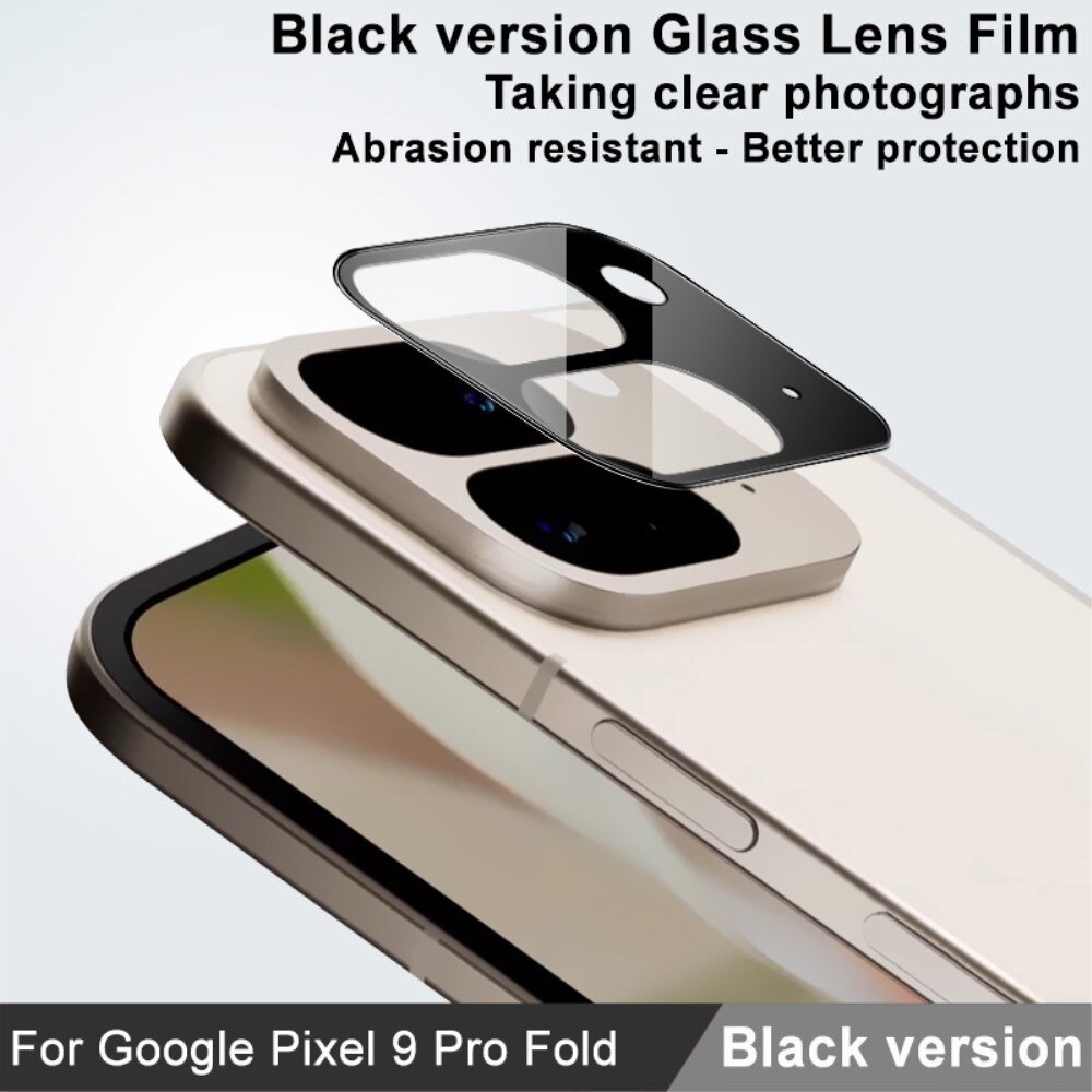 Google Pixel 9 Pro Fold Tempered Glass 0.2mm Lens Protector Black