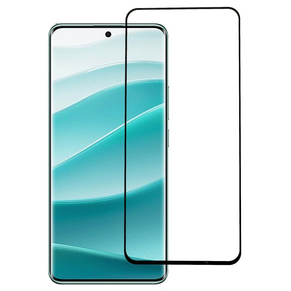 Xiaomi Redmi Note 14 Pro Tempered Glass Full-Cover Screen Protector Black