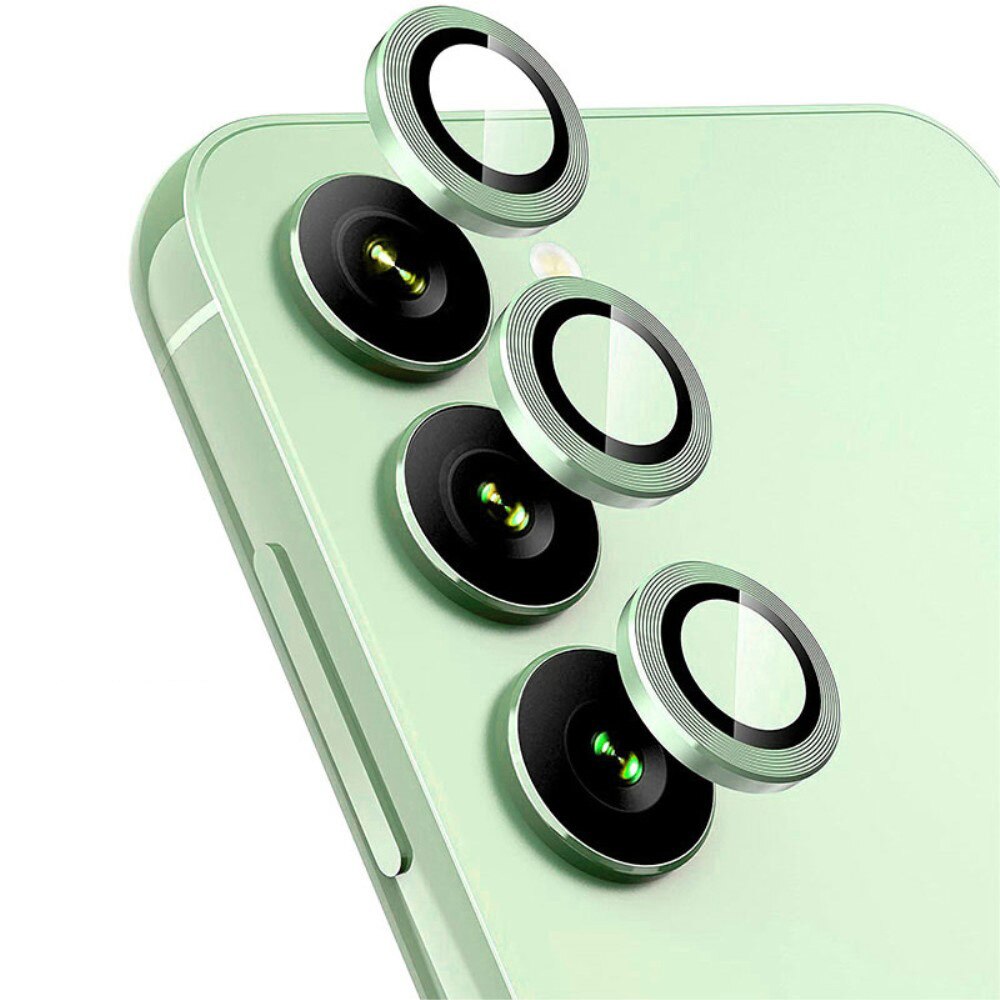 Samsung Galaxy S25 Tempered Glass Lens Protector Aluminium Green