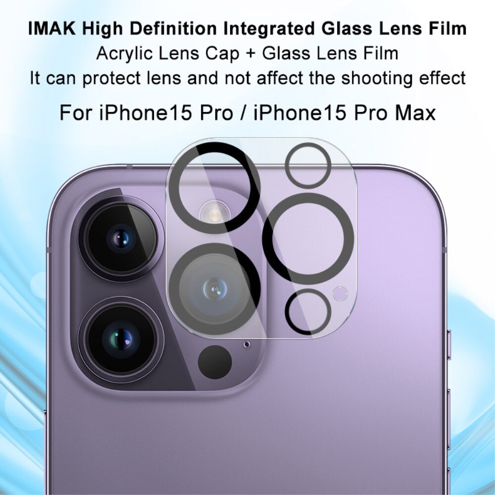 iPhone 15 Pro Tempered Glass 0.2mm Lens Protector Transparent