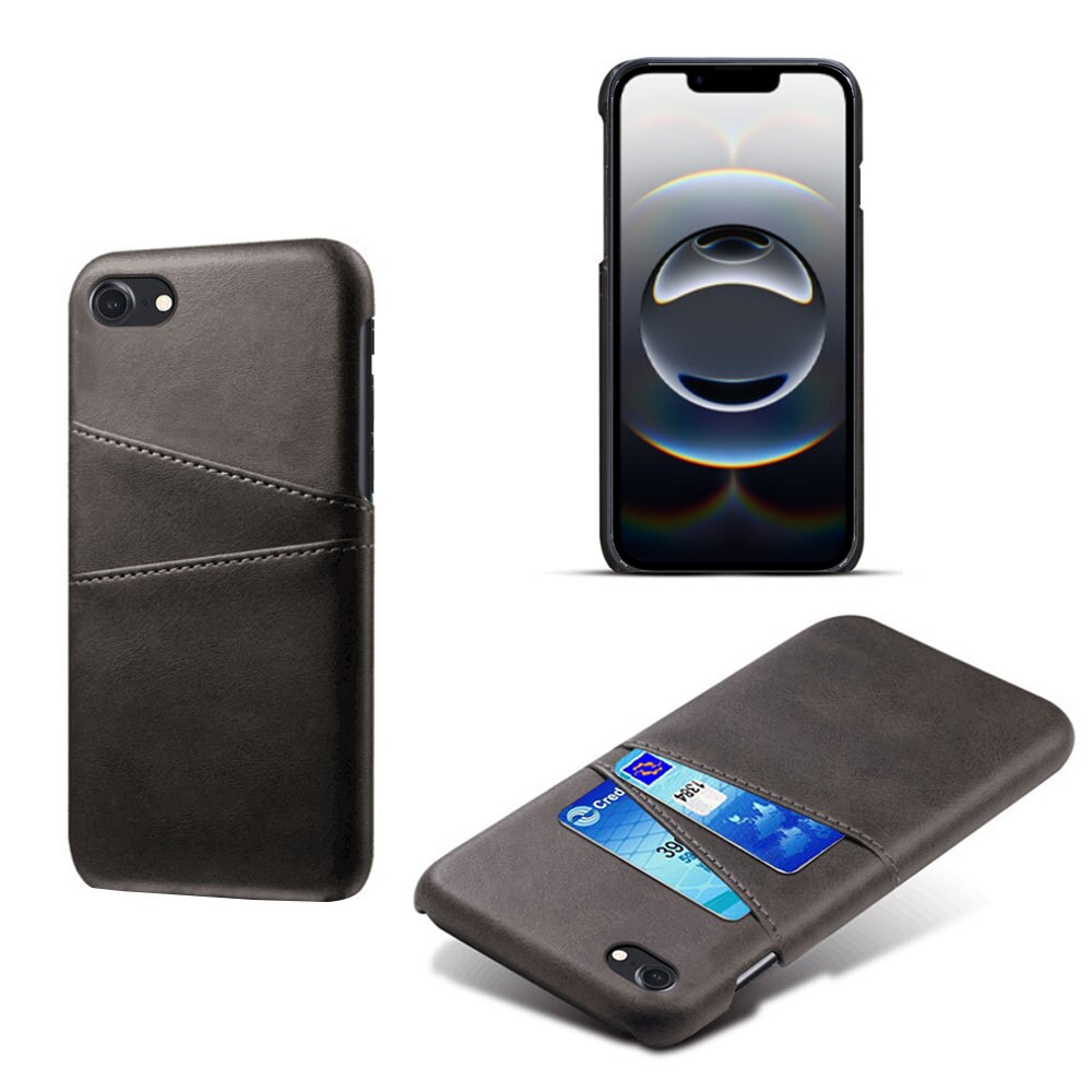 iPhone 16e Card Slots Case Black