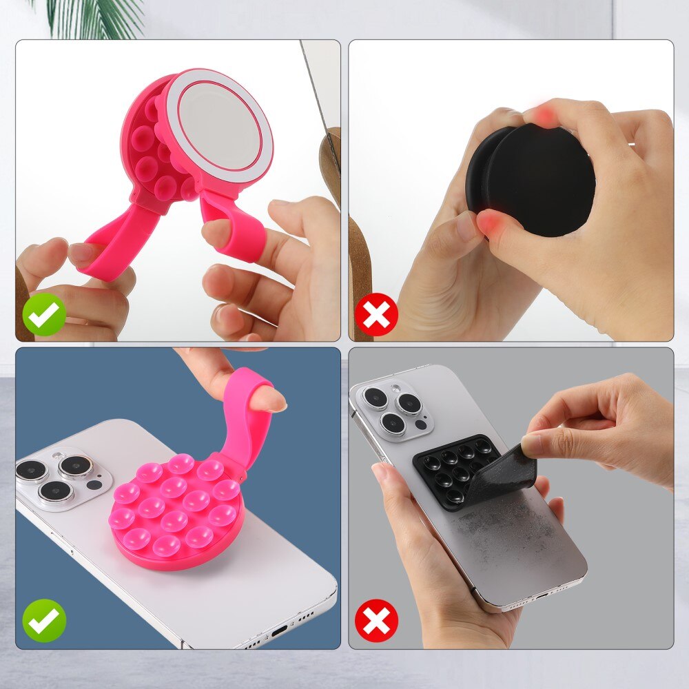 Suction Phone Holder MagSafe Pink