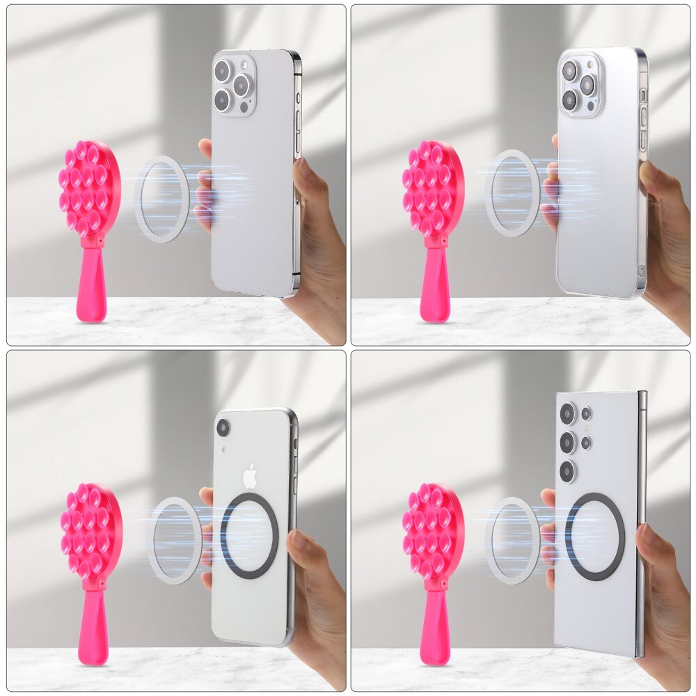 Suction Phone Holder MagSafe Pink