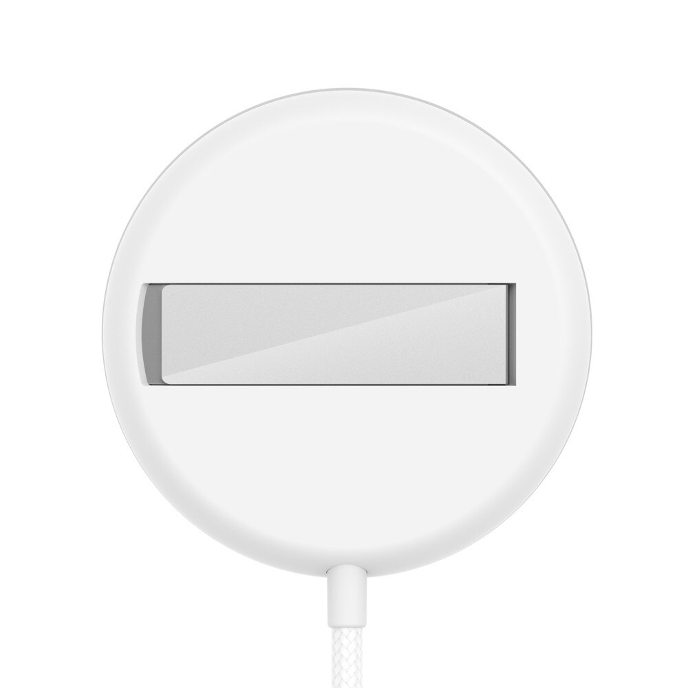 Qi2 15W MagSafe Wireless Charging Pad with Stand White