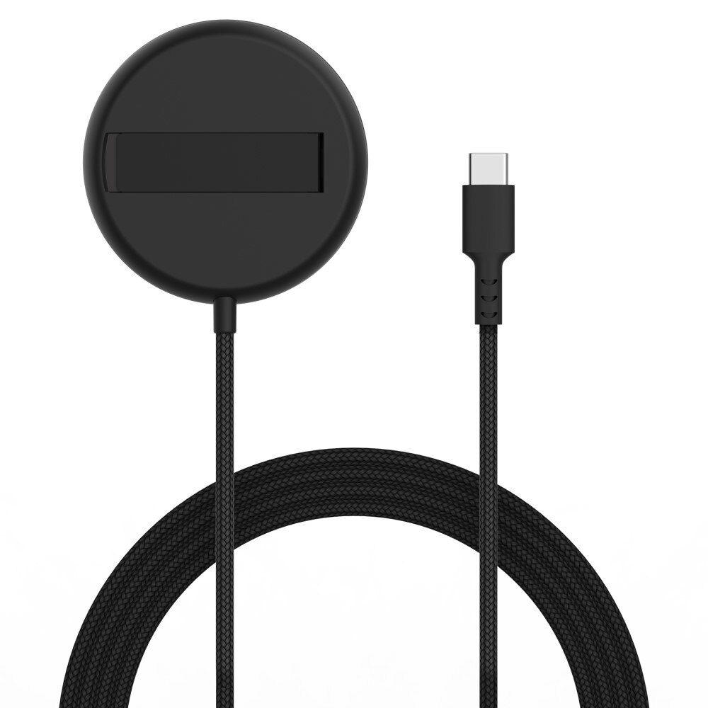 Qi2 15W MagSafe Wireless Charging Pad with Stand Black