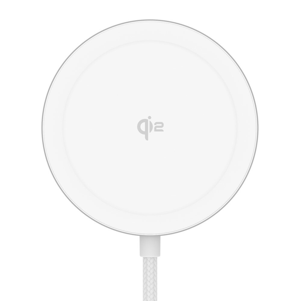 Apple iPhone 15 Qi2 15W MagSafe Wireless Charging Pad White