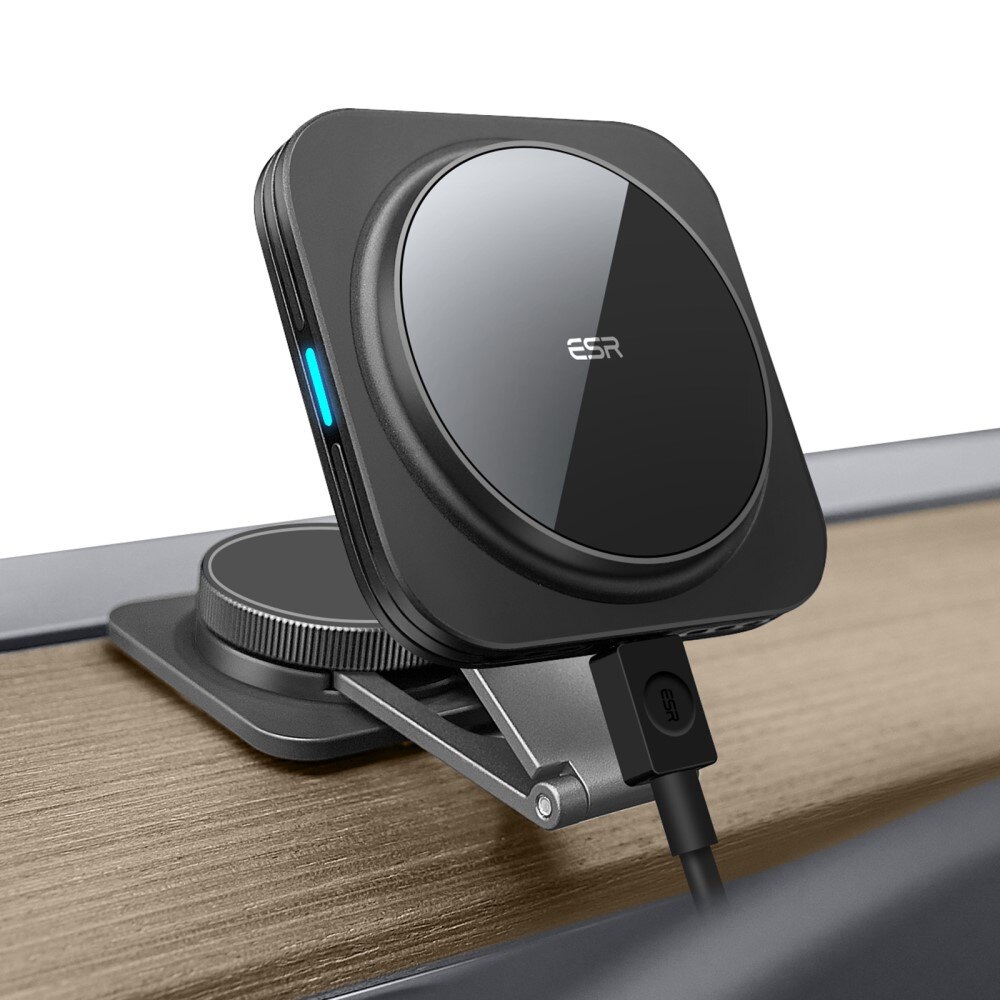 Qi2 HaloLock Tesla Touchscreen Wireless Car Charger Black