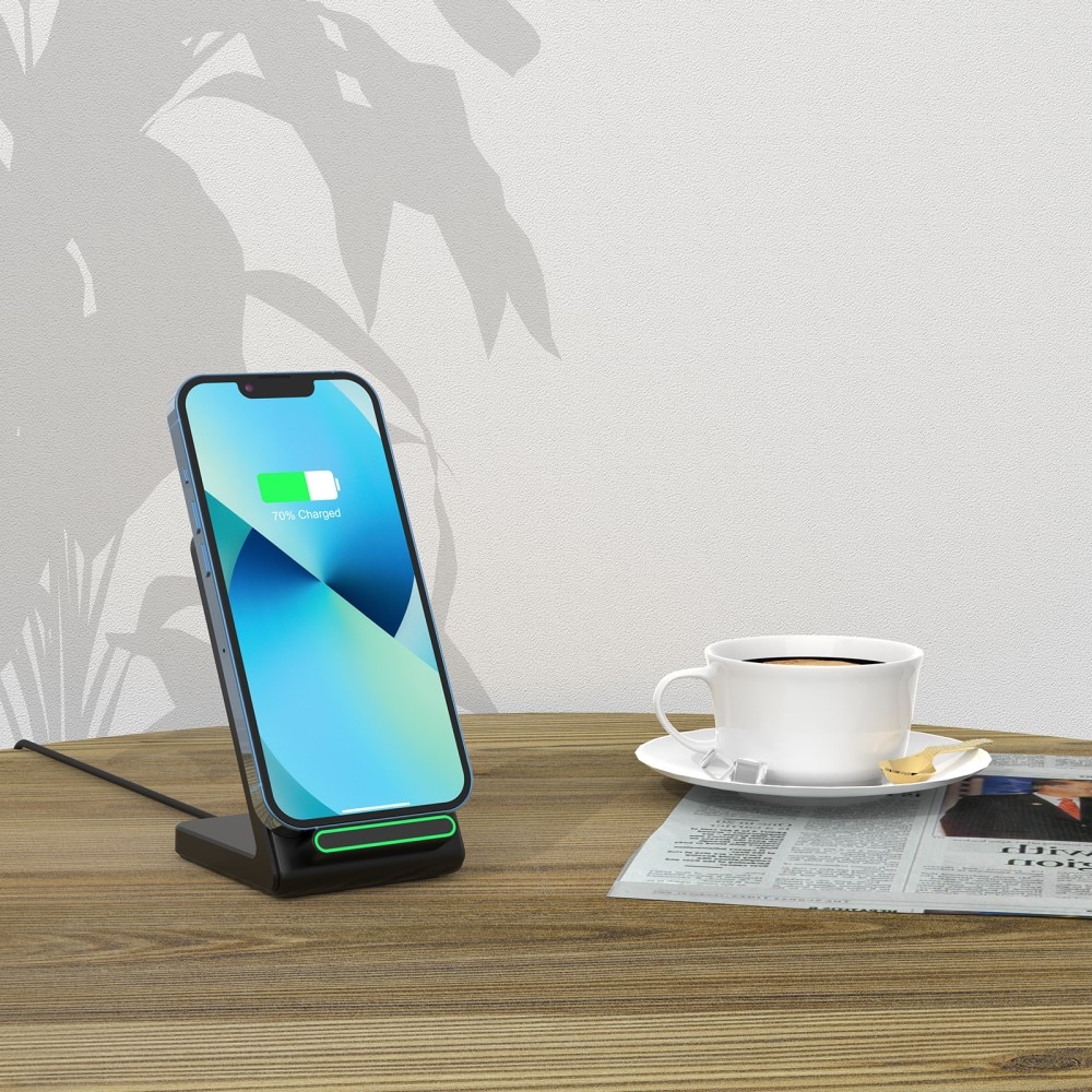 15W Wireless Charging Stand Black