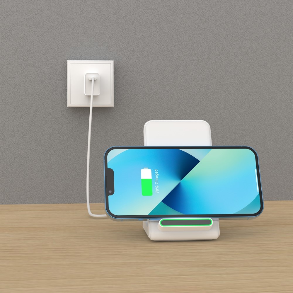 15W Wireless Charging Stand White