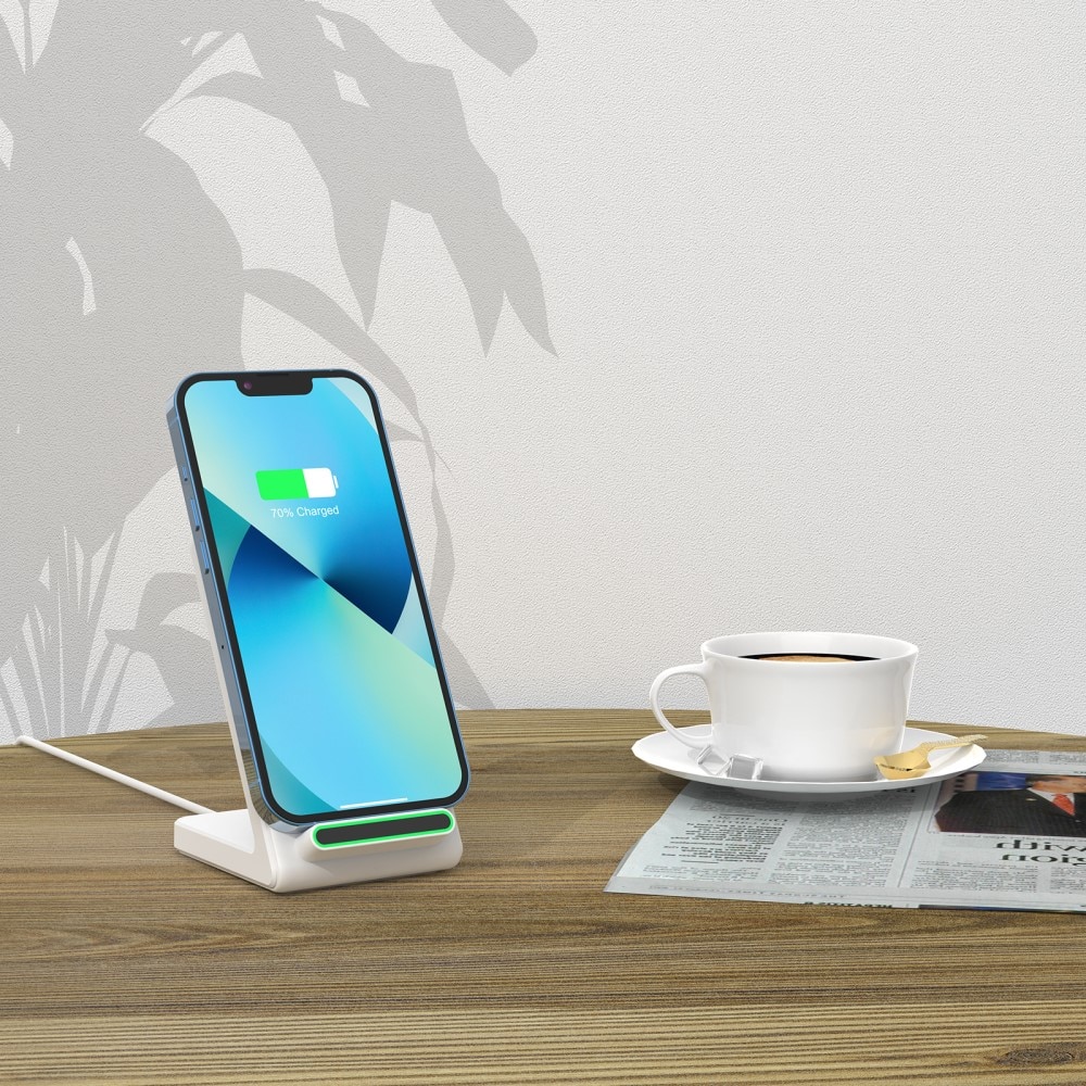 15W Wireless Charging Stand White