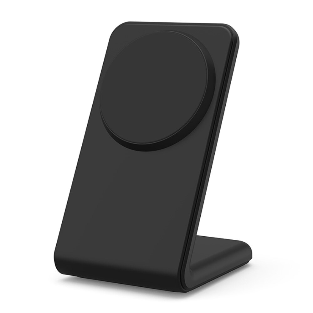 Modern Wireless Magnetic Charging Station Black