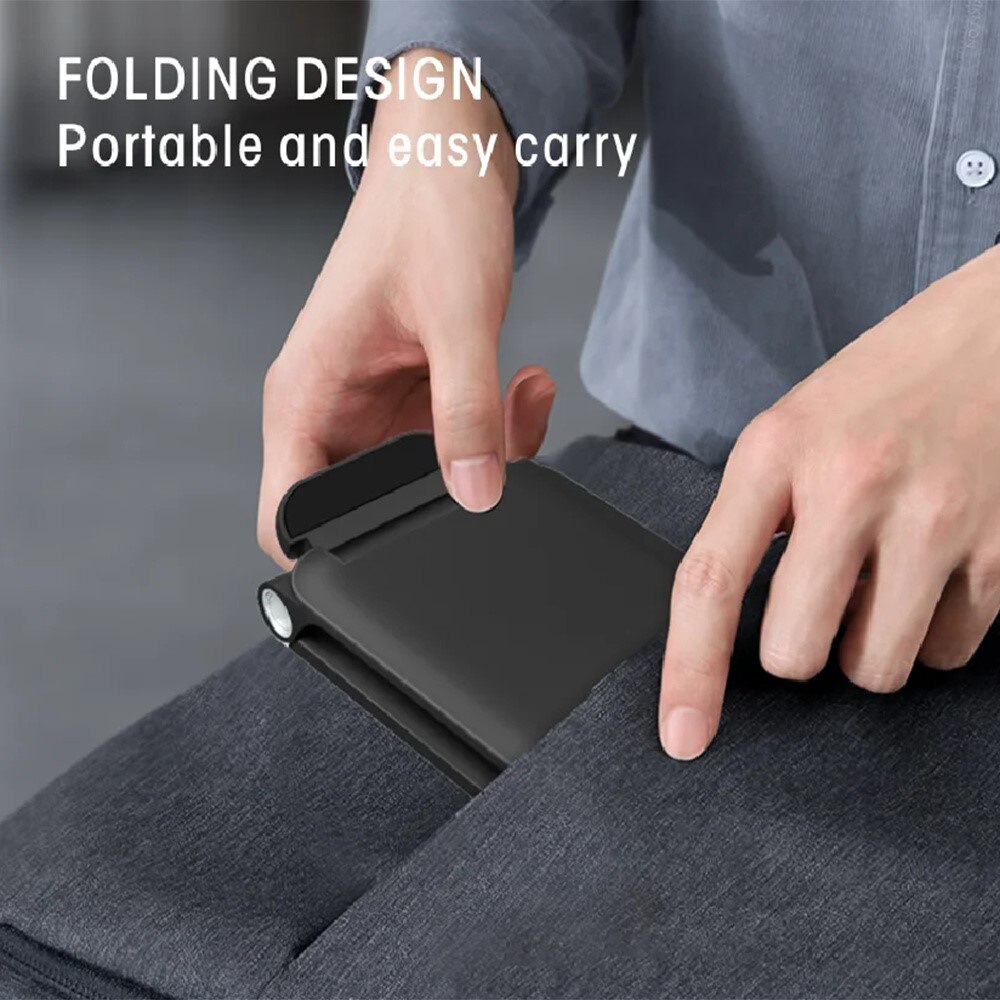 3-in-1 15W Wireless Foldable Charging Stand Black