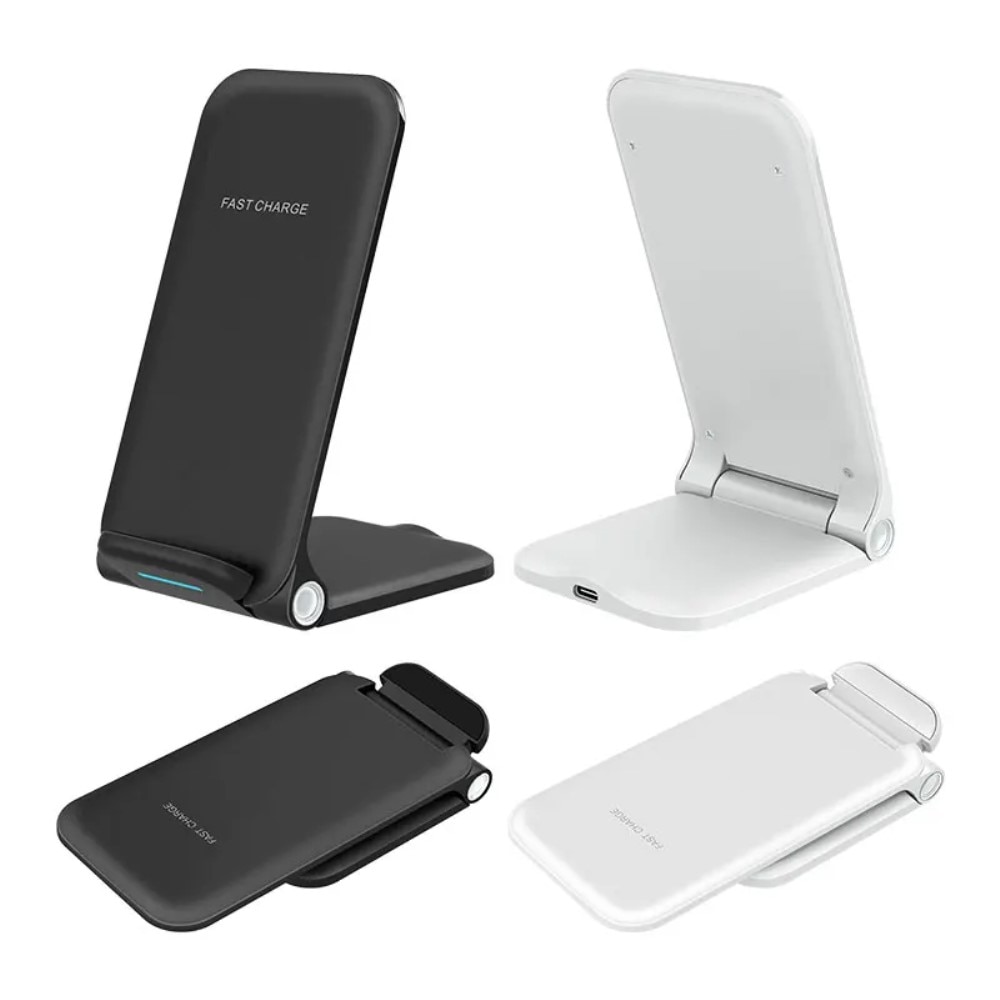 15W Wireless Foldable Charging Stand Black