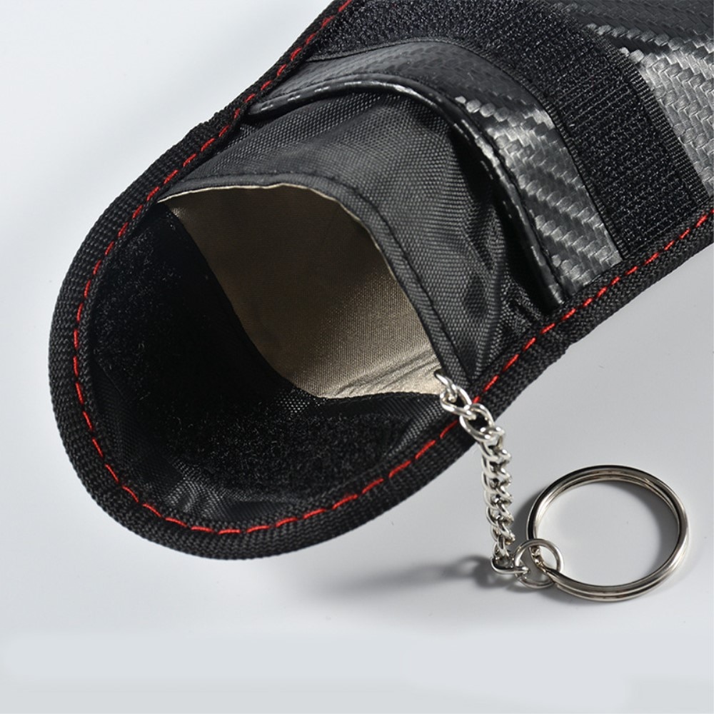 Car Key Case w.  RFID protection Carbon Fiber