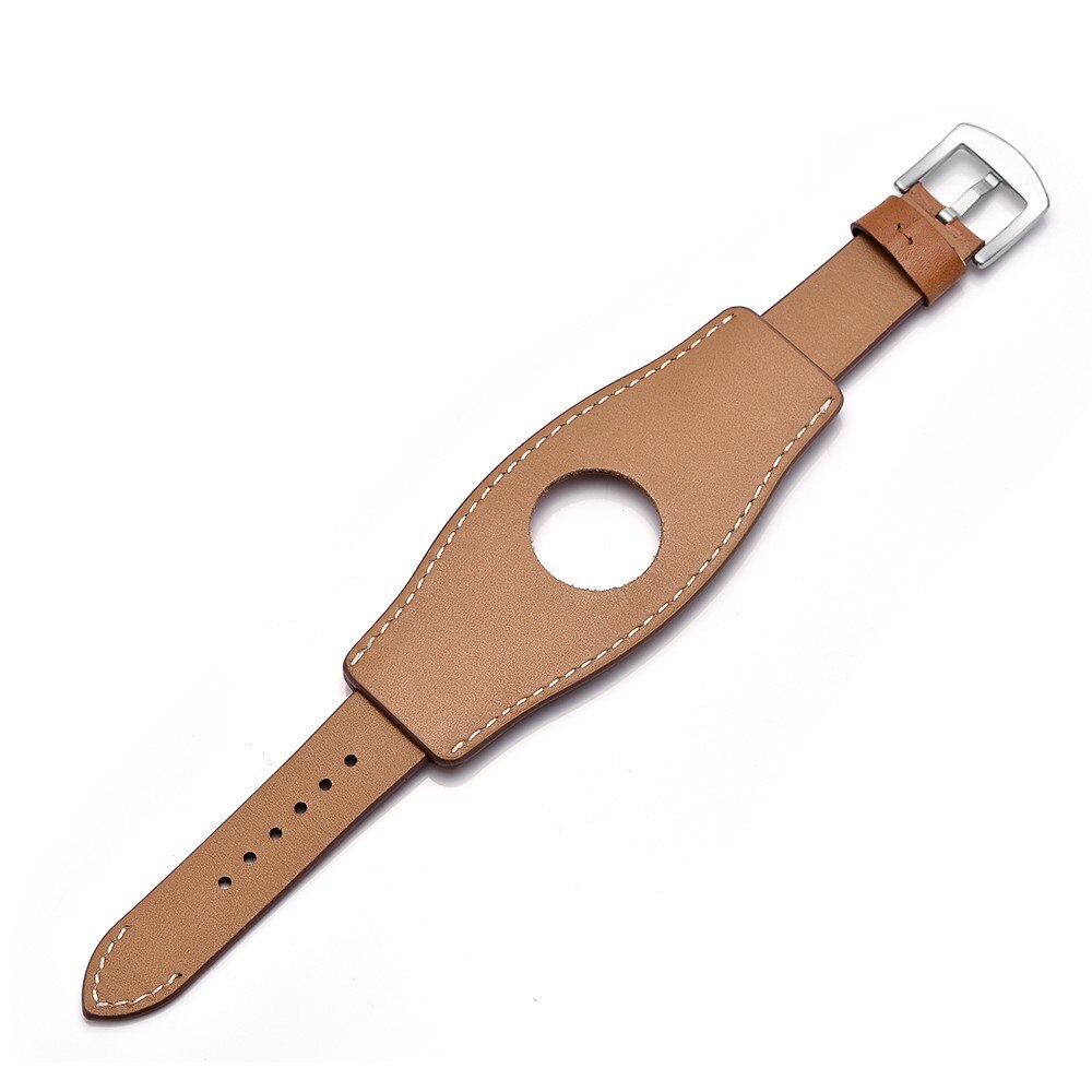 Apple Watch 42mm Wide Leather Watch Band Brown