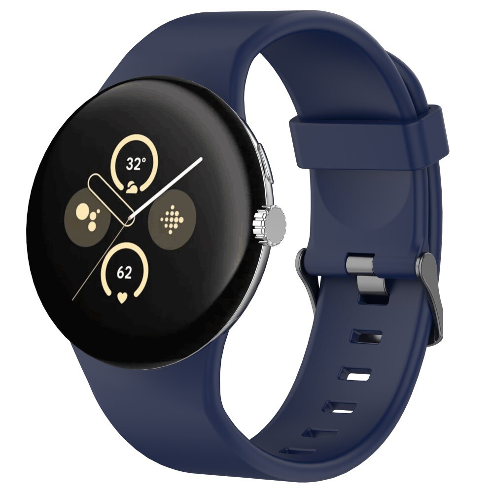 Google Pixel Watch 3 XL 45mm Silicone Band Dark Blue