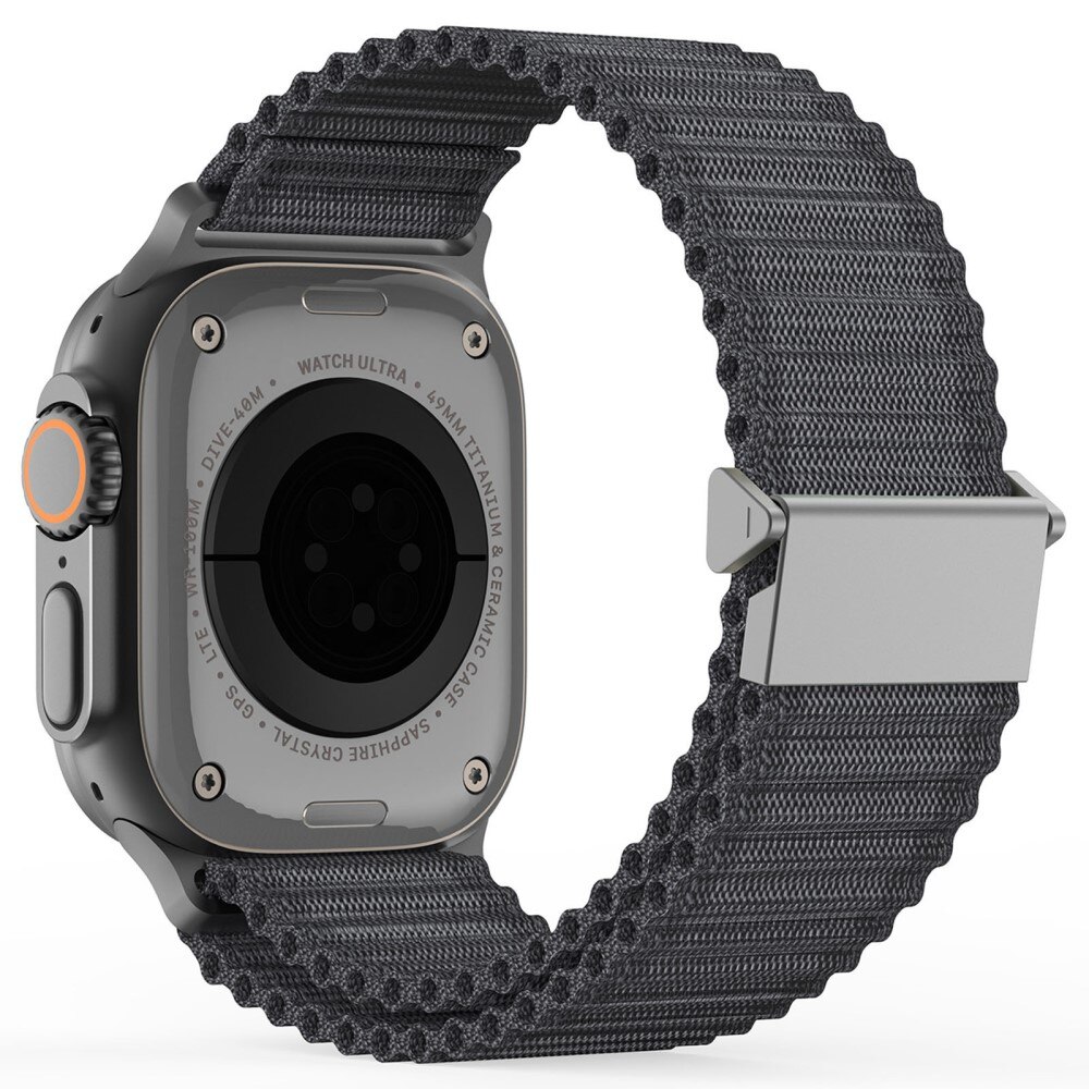 Apple Watch SE 44mm Active Nylon Band Black