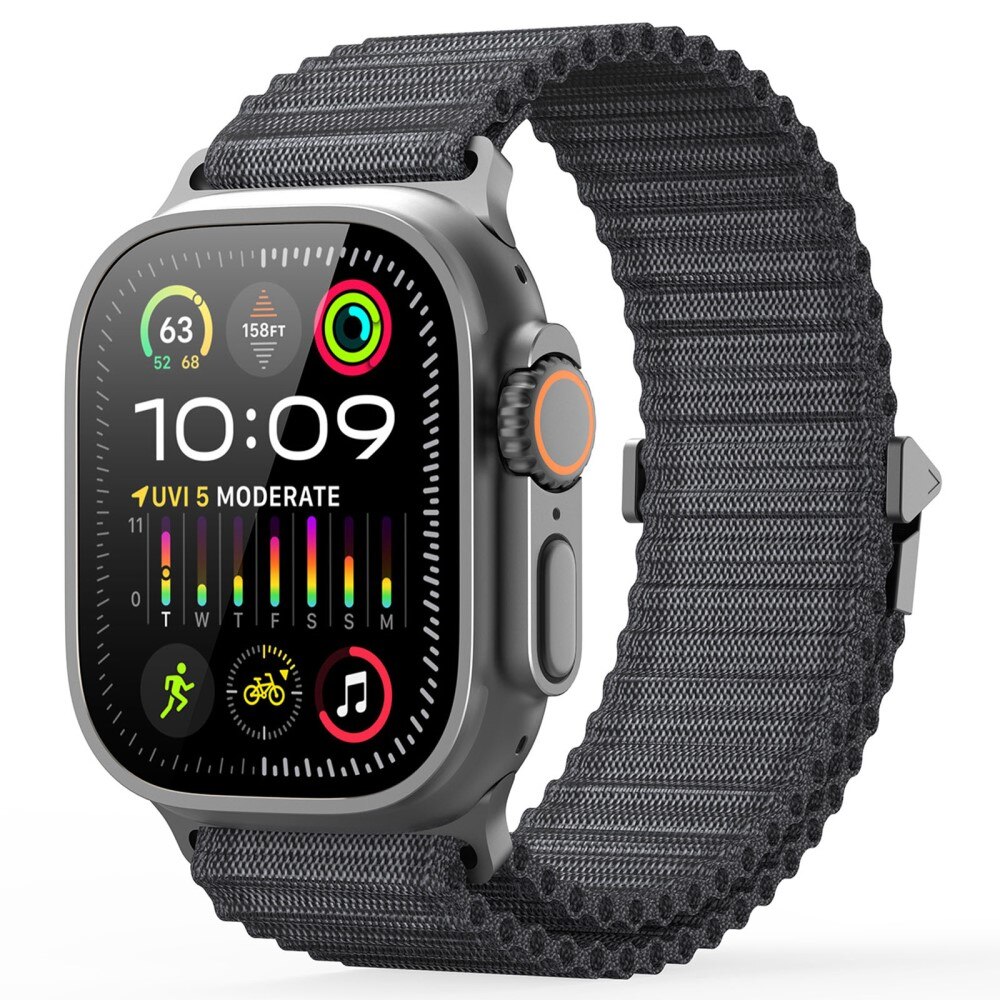 Apple Watch Series 8 45mm Active Nylon Band Grey