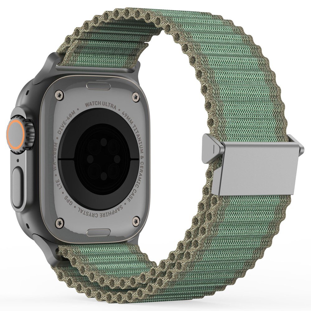 Apple Watch Series 4-6 44mm Active Nylon Band Green