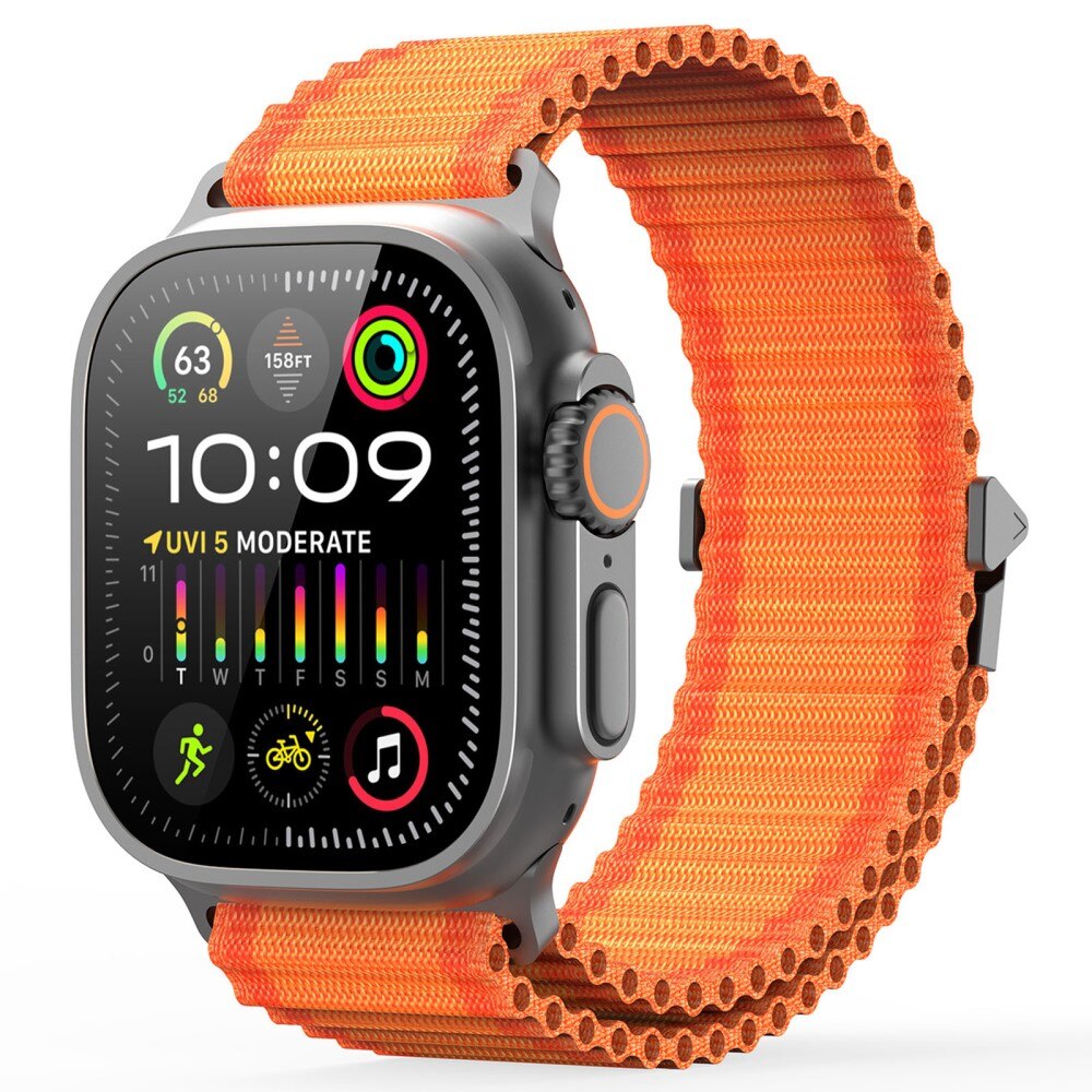 Apple Watch Ultra 49mm 1st Gen Active Nylon Band Orange