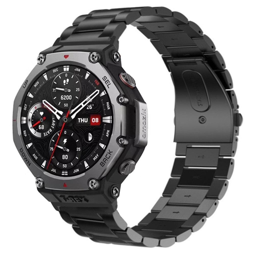 Amazfit T-Rex 3 Metal Band Black