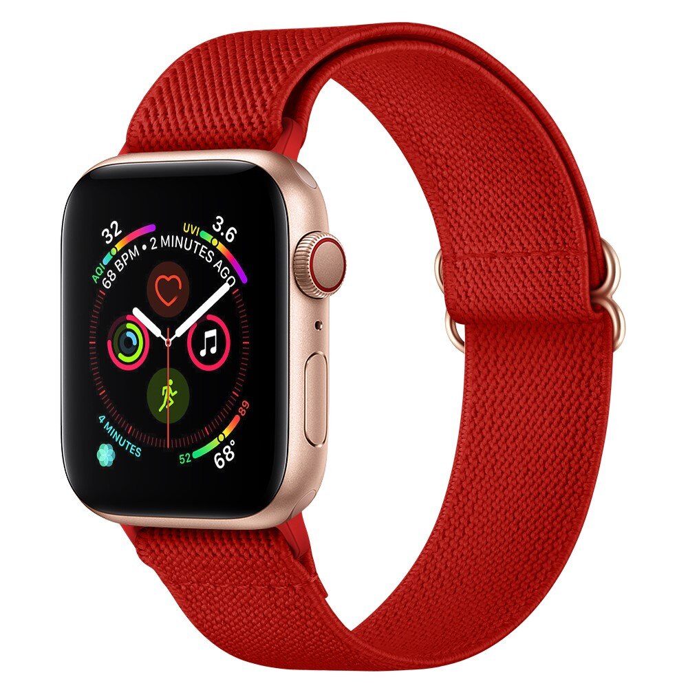 Apple Watch 41mm Series 9 Stretch Nylon Band Red